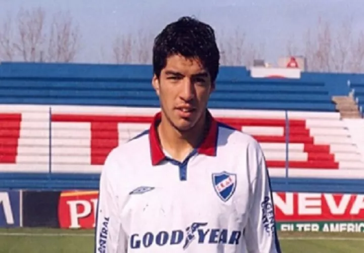 Luis Suárez cuando jugó con Nacional entre 2005 y 2006. Foto:@Nacional