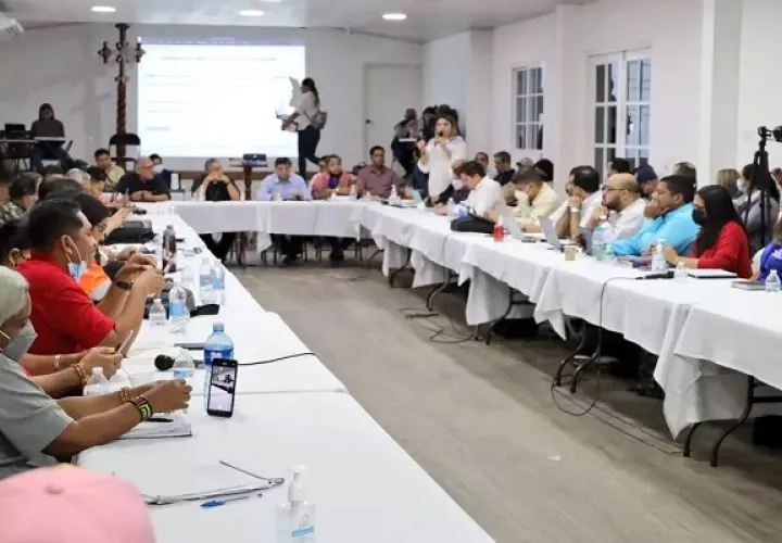 La mesa de diálogo entró en un receso hasta el próximo miércoles. Foto: Panorama Católico