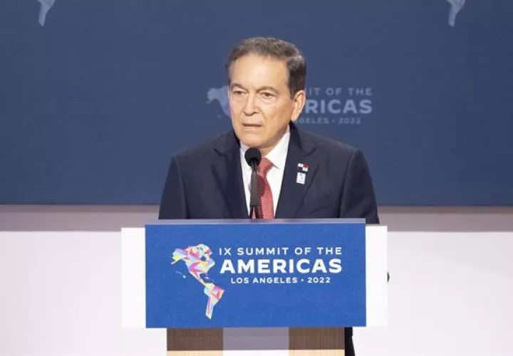 Presidente Laurantino Cortizo. 