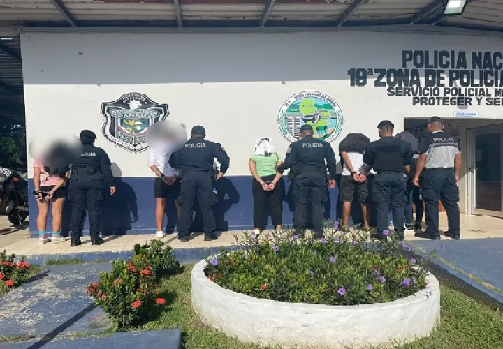Los detenidos serán presentados en las próximas horas ante las autoridades correspondientes. Foto. Proteger y Servir