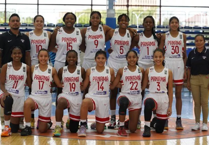 Equipo femenino de Panamá Sub-17. Foto: Fepaba