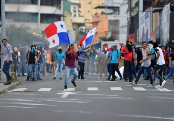 El descontento popular se ha hecho sentir en las calles. Archivo.