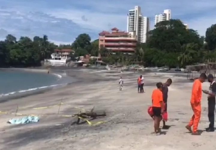 El cuerpo fue avistado en hora de la mañana por pescadores del área. Foto: Eric A. Montenegro