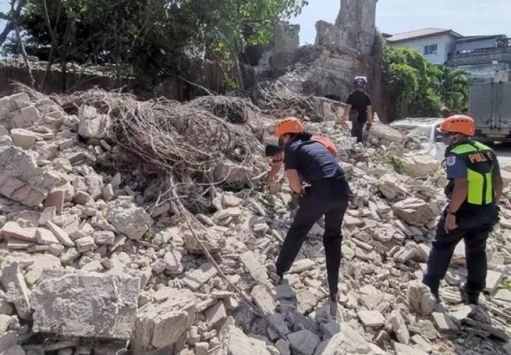 Terremoto en Filipinas dejó daños considerables. Foto: EFE