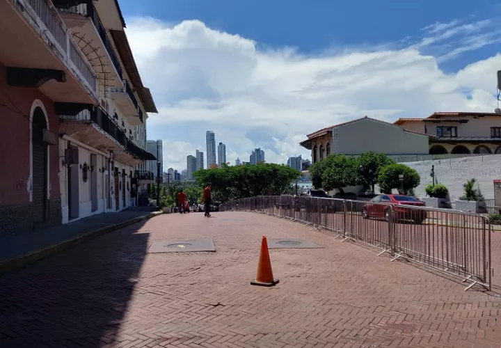 Vista de la entrada al Casco Antiguo de la ciudad, principal punto turístico de la capital. Foto: Francisco Paz