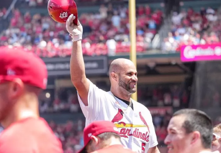 Albert Pujols, pegó cuadrangular. Foto:@Cardinals