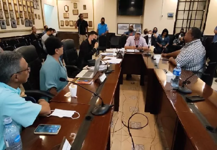 Junta de Planificación Municipal de Arraiján, presentó su repuesta al Miviot. Foto. Eric Montenegro