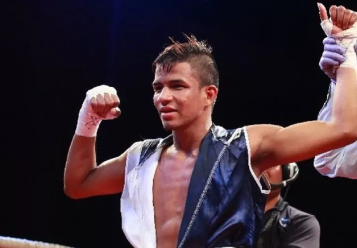 Azael ' Candelilla' Villar, boxeador panameño. Foto: Archivo