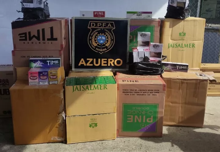 Por el momento no se ha determinado la cuantía de la mercancía. Foto. Cortesía Aduanas