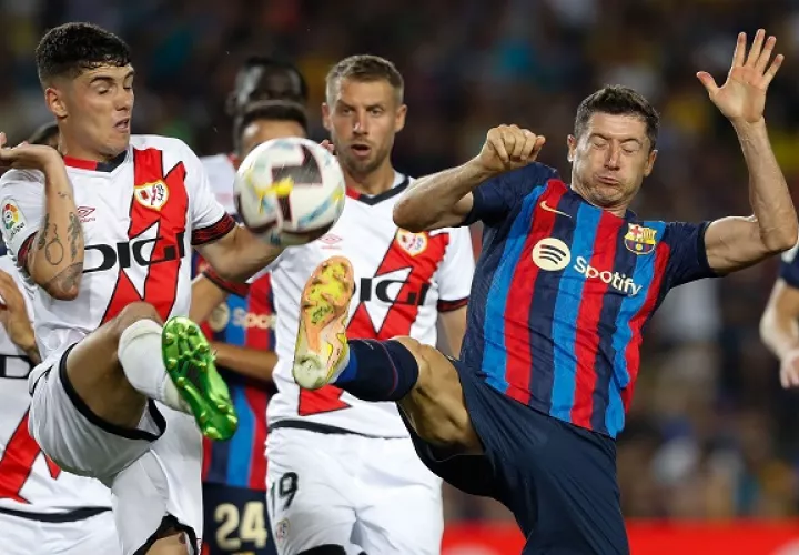 La era Lewandowski empieza sin gol. Foto: EFE