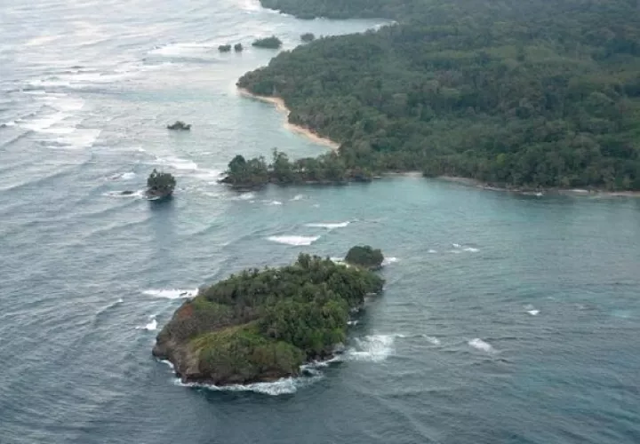 Vista del Parque Nacional Bastimentos Foto: MiAmbiente