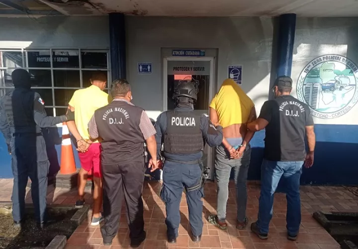 Ambos sospechosos serán llevados ante un Juez de Garantías. Foto: Eric A. Montenegro 