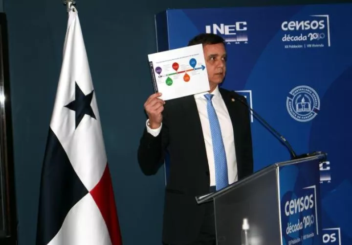 Ayer, se realizó la presentación de los censos de Población y Vivienda, que contó con la presencia del contralor Gerardo Solís. Foto: Víctor Arosemena