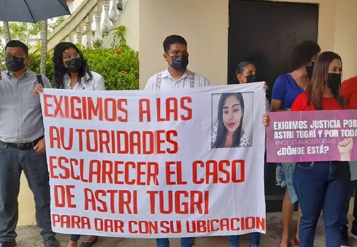 Los familiares de Astri Tugri solicitan a las autoridades del Ministerio Público que le caiga todo el peso de la ley a la persona que le causó la muerte. Foto. Archivo