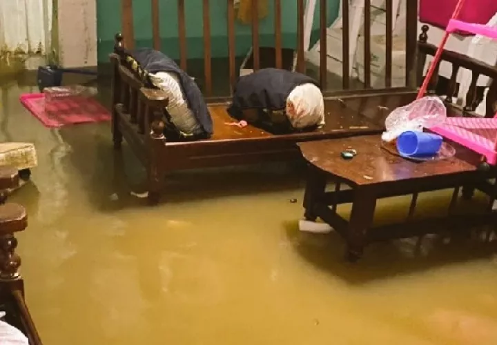 Hubo daños en varias viviendas afectadas por las inundacones. Foto. Sinaproc