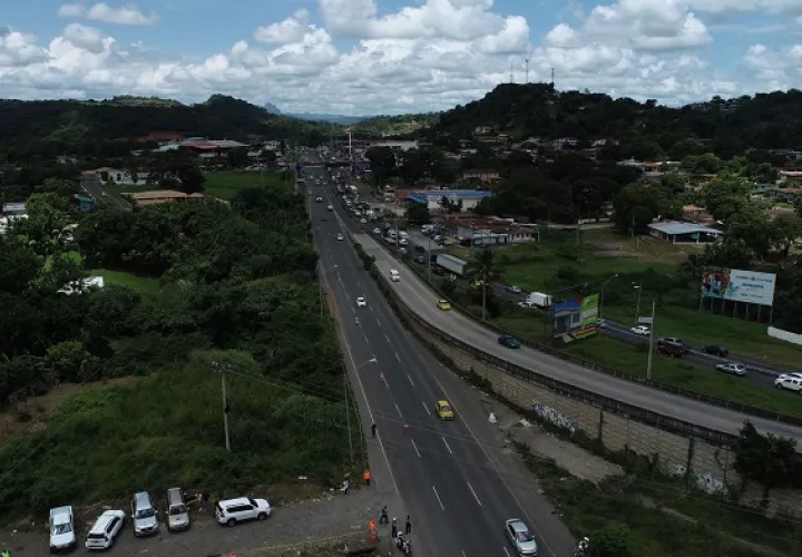 Vista panorámica del área donde inicia el proyecto, que quedó reducido a seis kilómetros. Foto: Cortesía MOP