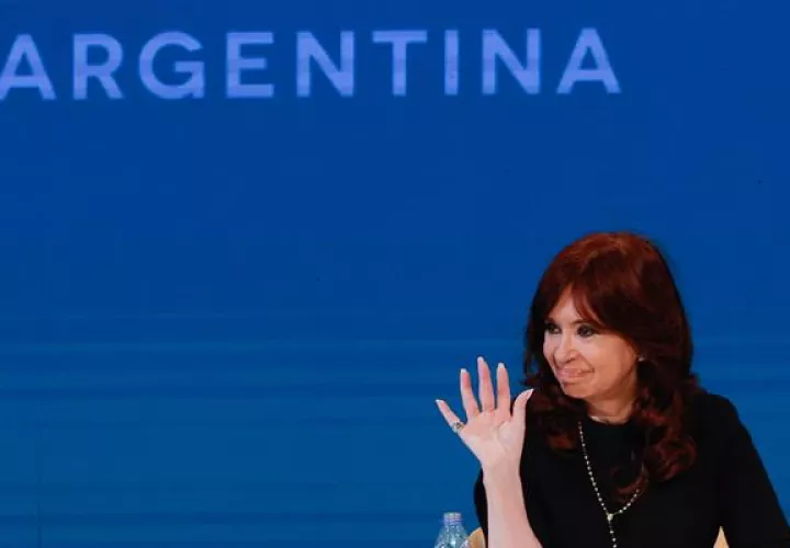 Vicepresidenta de Argentina, Cristina Fernández de Kirchner.