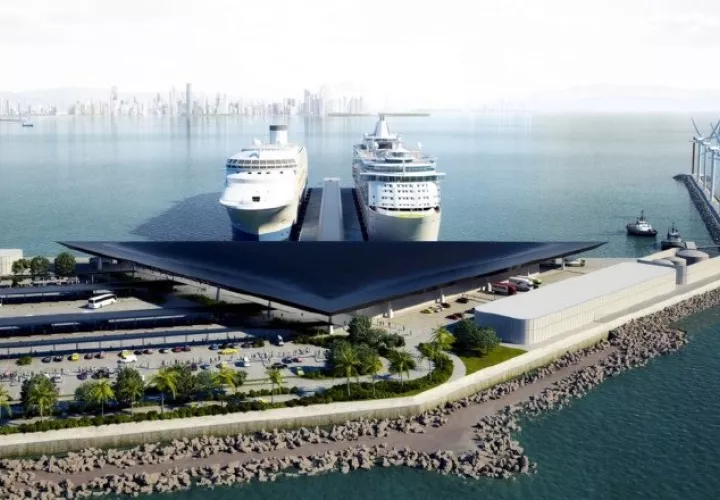 El puerto de cruceros de Amador necesita un rejuego presupuestario para culminar cuanto antes. Foto:AMP