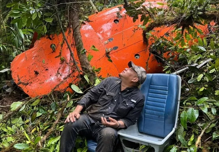 Dimitri Flores envió un video desde el lugar de los hechos. Foto: Tráfico Panamá