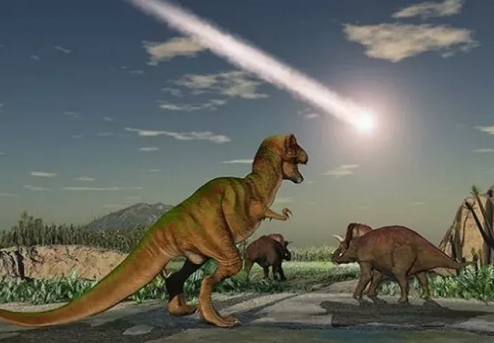 El asteroide que creó al cráter de Chicxulub habría propiciado la extinción de los dinosaurios. 