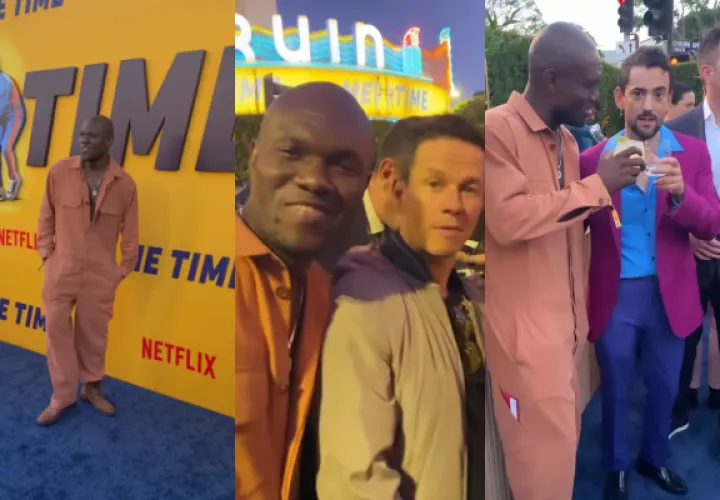 Duckins en la alfombra azul de 'Me Time'. Fotos: Instagram / @duckinss