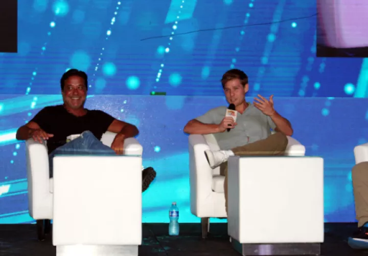 Enrique Arce y Mason Dye. Foto: Víctor Arosemena