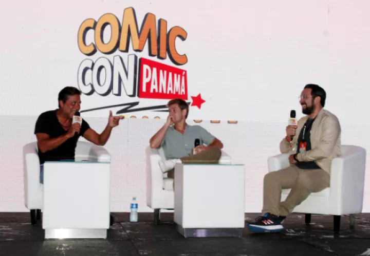 Enrique Arce, Mason Dye y David Zakata. Foto: Víctor Arosemena