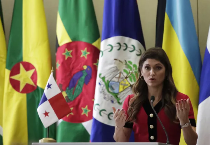 La ministra de Relaciones Exteriores de Panamá, Erika Mouynes, viajará a Colombia. Foto: EFE