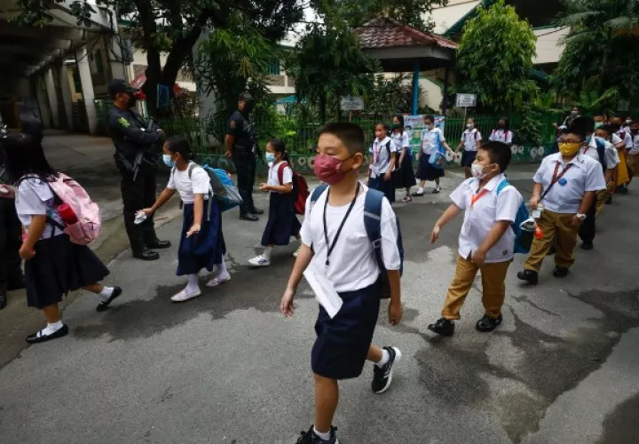 La Unicef celebra este lunes la vuelta de los niños a las aulas. Foto: EFE