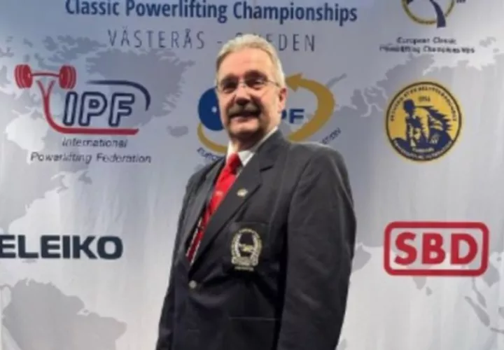 Gaston Parage, presidente de la Federación Internacional de Powerlifting (IPF). Foto: Cortesía