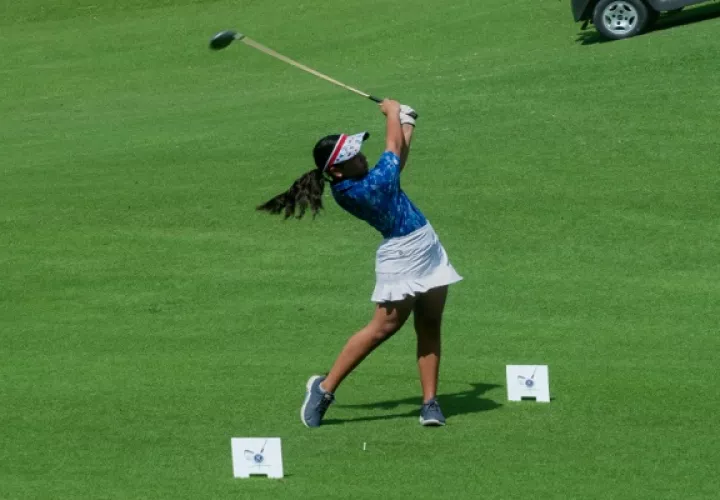 Golf Kiwanis en momentos emocionantes. Foto: Cortesía