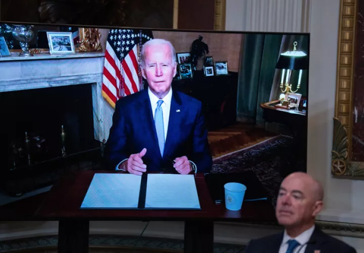 El resultado del referéndum sobre el aborto en Kansas es una señal, dijo Joe Biden. Foto: EFE