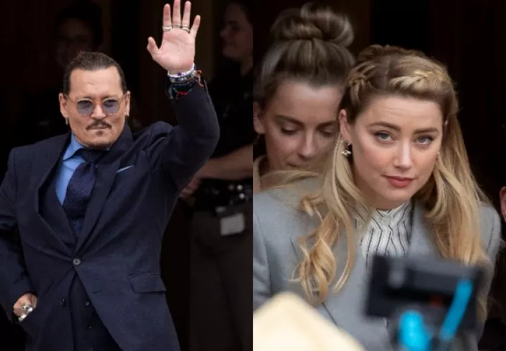 Johnny Depp y Amber Heard. Foto: Archivo 