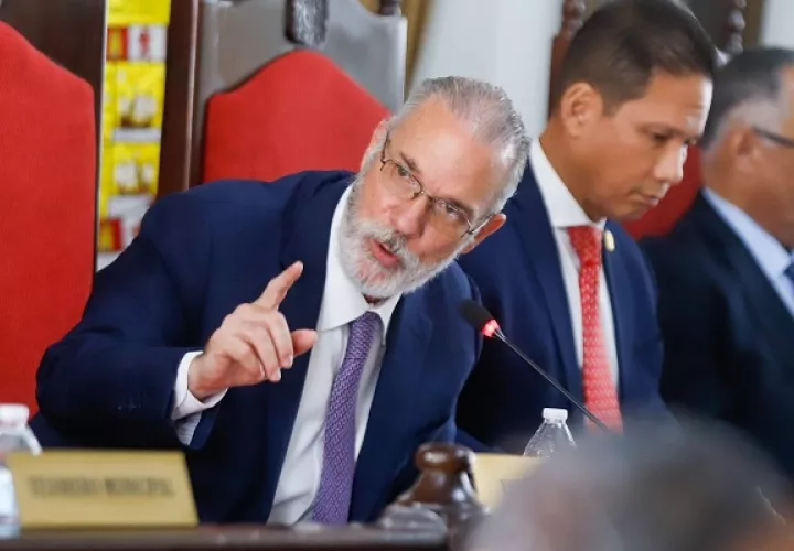 José Luis Fábrega dijo que las obras del Parque Norte se terminarán antes de junio de 2024. Foto: José Luis Fábrega