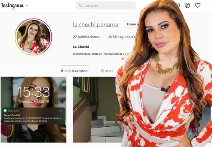 'La Chechi' tenía más de 13 mil seguidores en su cuenta de Instagram. Fotos: Instagram 