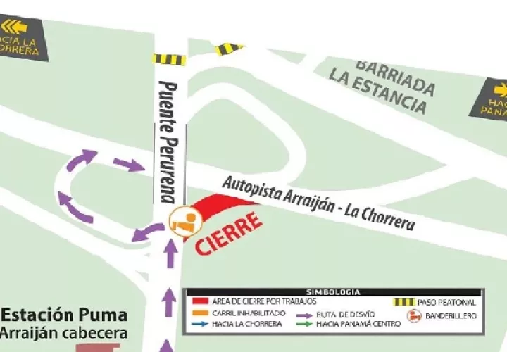 Cierre del giro en el Puente Perurena, en Burunga. Foto. Gráfico de El Metro de Panamá 