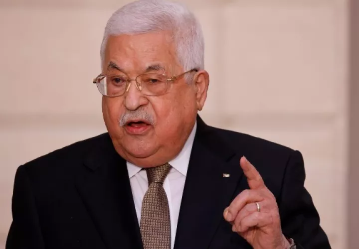 El presidente de la Autoridad Nacional Palestina, Mahmud Abás, acusó a Israel de cometer un "Holocausto".  Foto: EFE