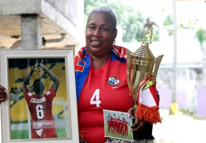 Oderay Mendieta vivía con pasión los logros de su hijo. Foto: Grupo Epasa
