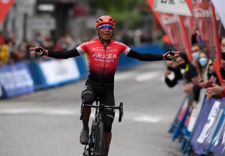 Nairo Quintana, ciclista colombiano. Foto: EFE