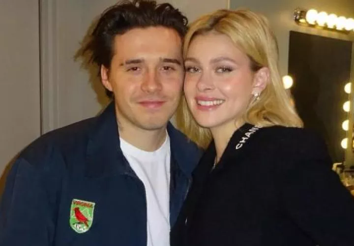 Nicola Peltz y Brooklyn Beckham. Foto: Archivo
