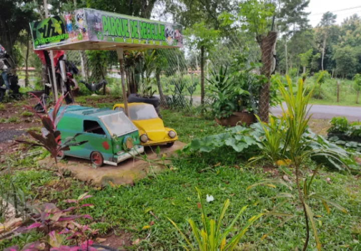 'Parque de reciclaje y vivero'. Foto: Cortesía