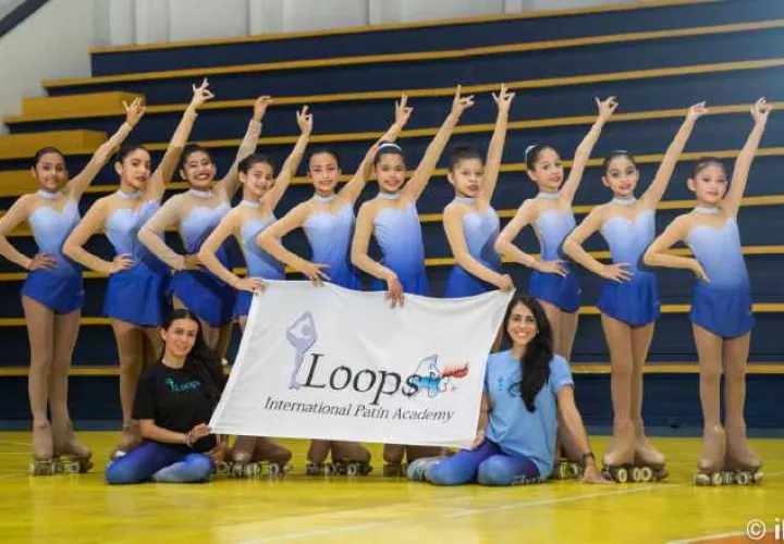 Las atletas del Club Loops Panamá. Foto: Cortesía