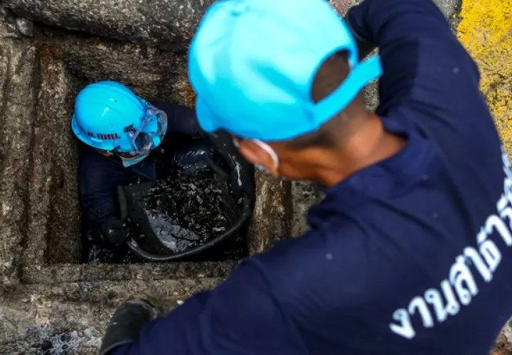 Reos en Tailandia, trabajo comunitario por penas. Foto: EFE