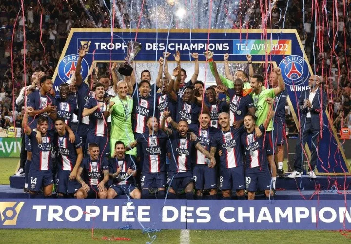 PSG festeja un nuevo título en Francia. Foto: Twitter