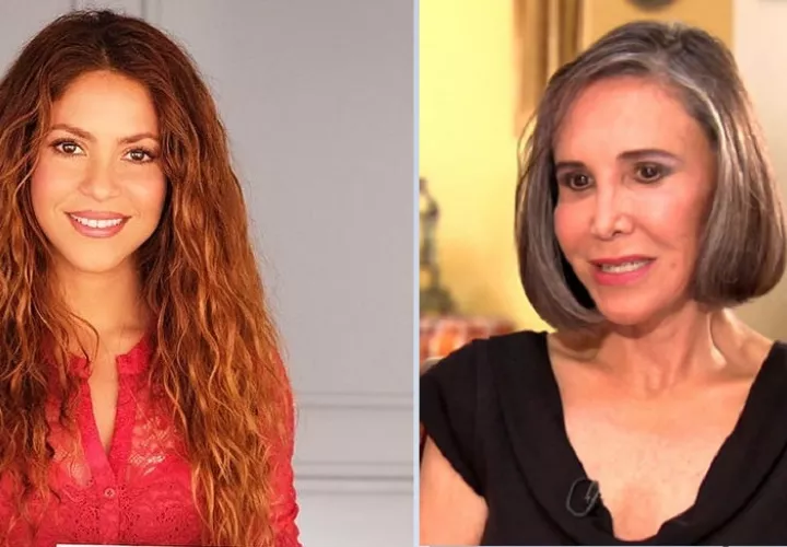 Shakira y Florinda Meza. Foto: Archivo