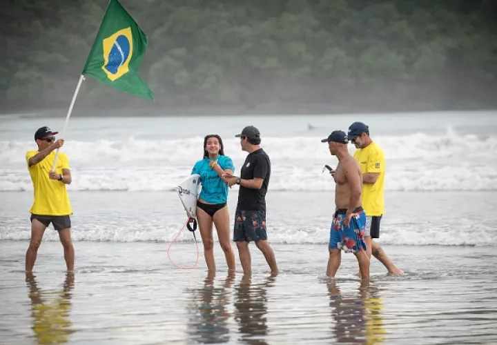 Brasil coronó en el Panamericano de surf. Foto: Pandeportes
