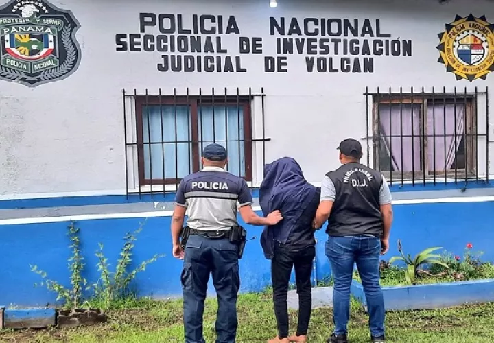 El ciudadano presuntamente implicado en este caso de femicidio será presentado ante las autoridades competentes para que se le apliquen las medidas cautelares correspondientes. Foto. Proteger y Servir