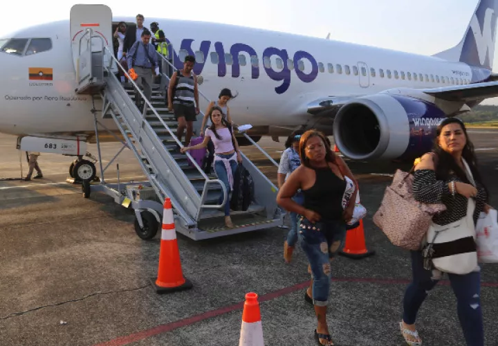 La aerolínea Wingo atenderá vuelos hacia Colombia, Costa Rica, Cuba y la República Dominicana a partir de este 1 de septiembre. Foto: Cortesía