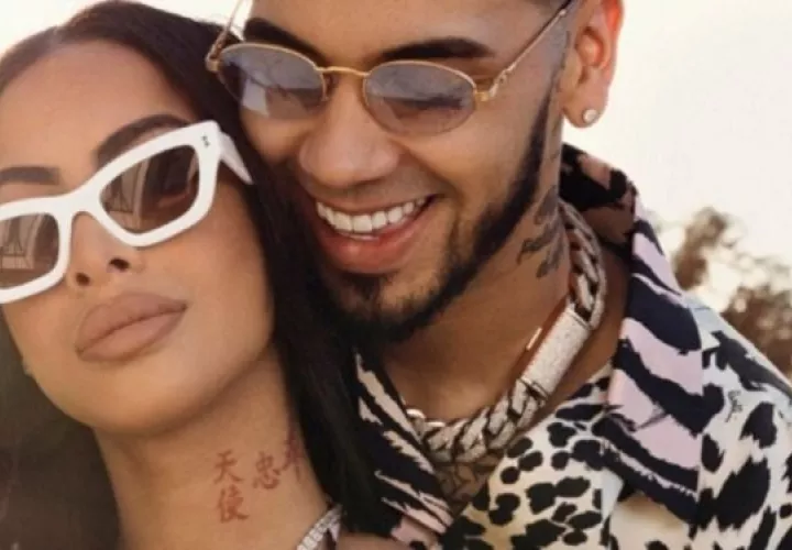  Anuel AA y Yailin.  Foto: Archivo