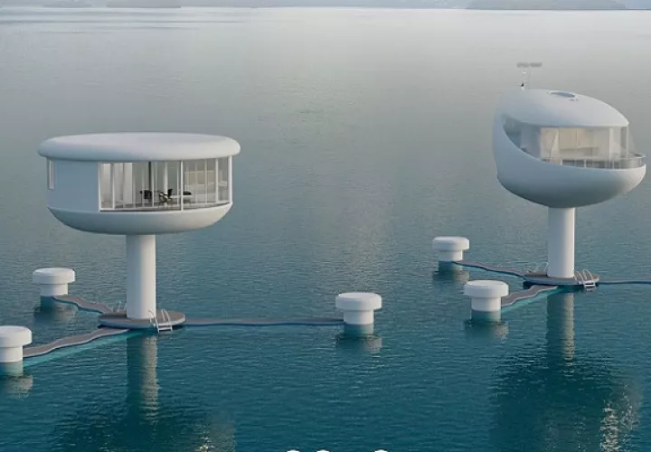 El diseño de las casas está a cargo del arquitecto  Koen Olthuis. 